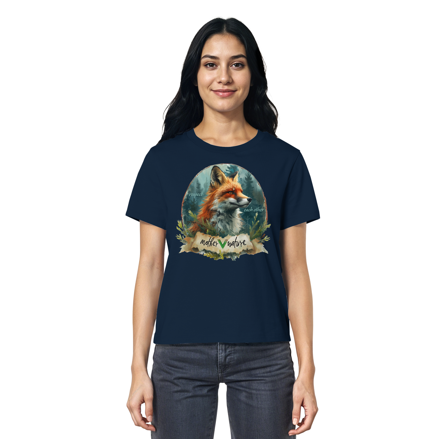 vegwear "respect each other" - Damen T-Shirt, vegan, bio