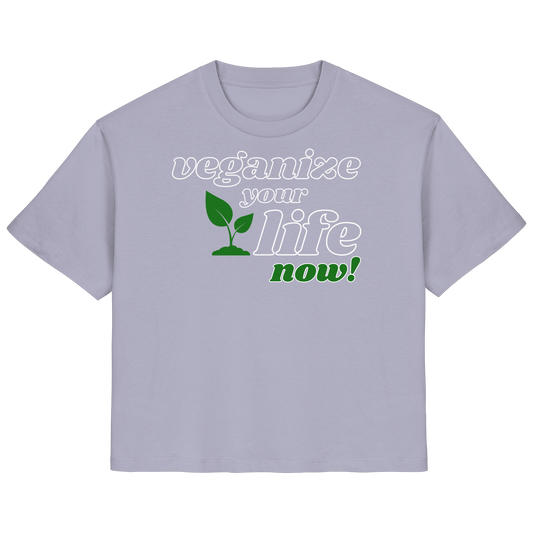 vegwear "veganize your life" - Damen Shirt, bio, vegan, nachhaltig
