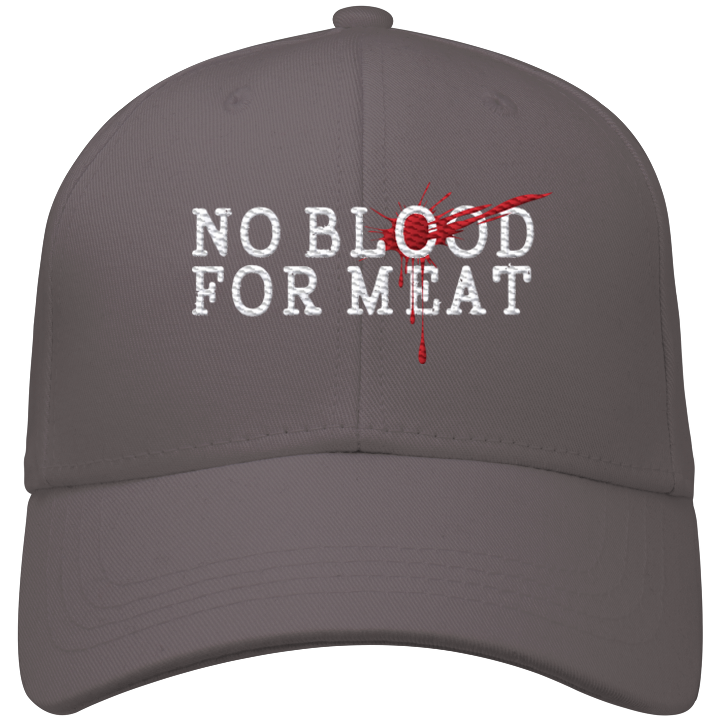 vegwear "no blood for meat" - Organic Baseball Cap