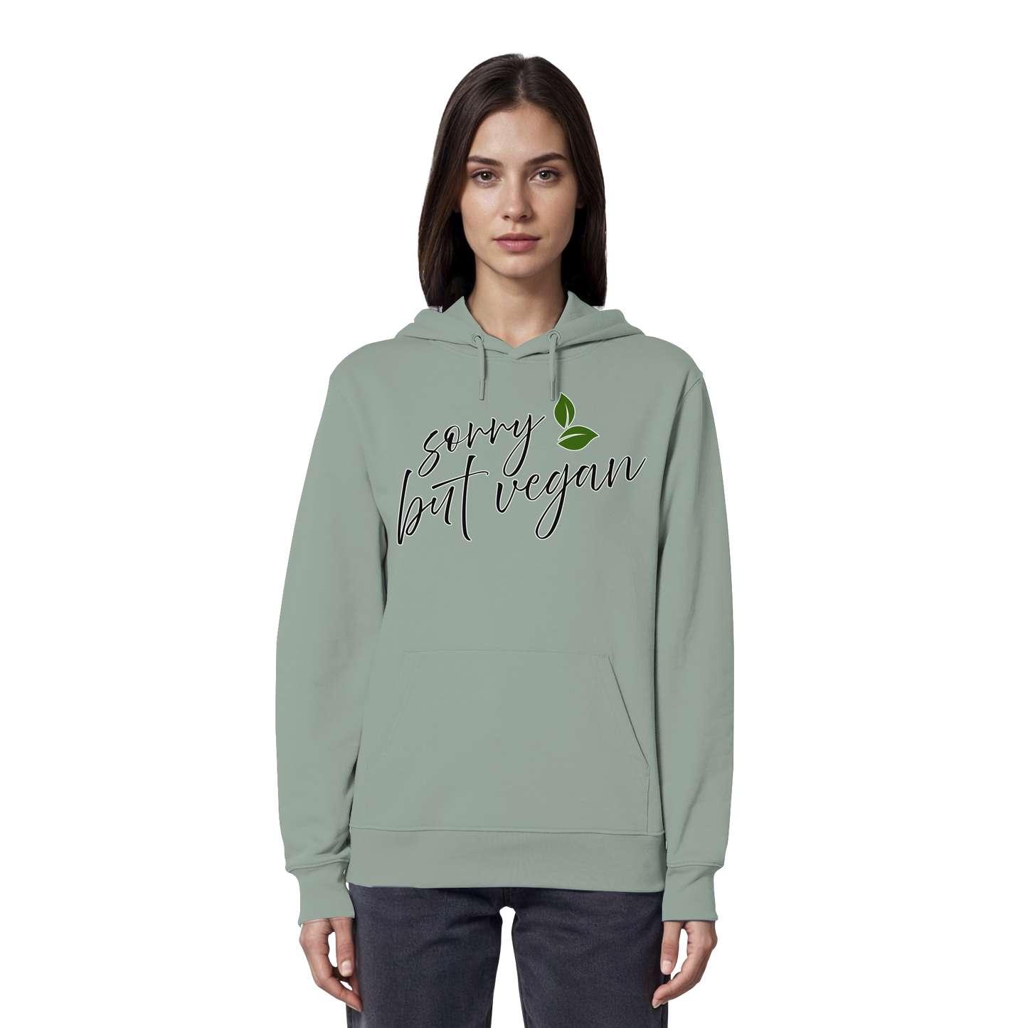 vegwear "sorry but vegan" - unisex hoodie / hoodie, organic, vegan