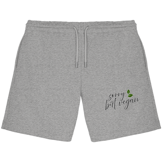 vegwear "sorry but vegan" - unisex, organic jogging shorts