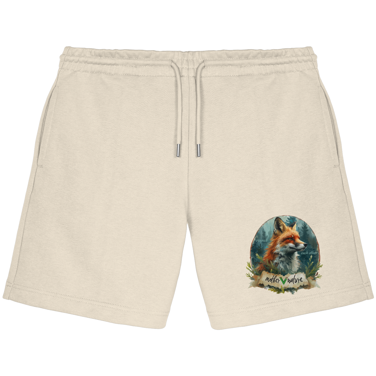vegwear "respect each other" - unisex Jogger Shorts, bio, vegan