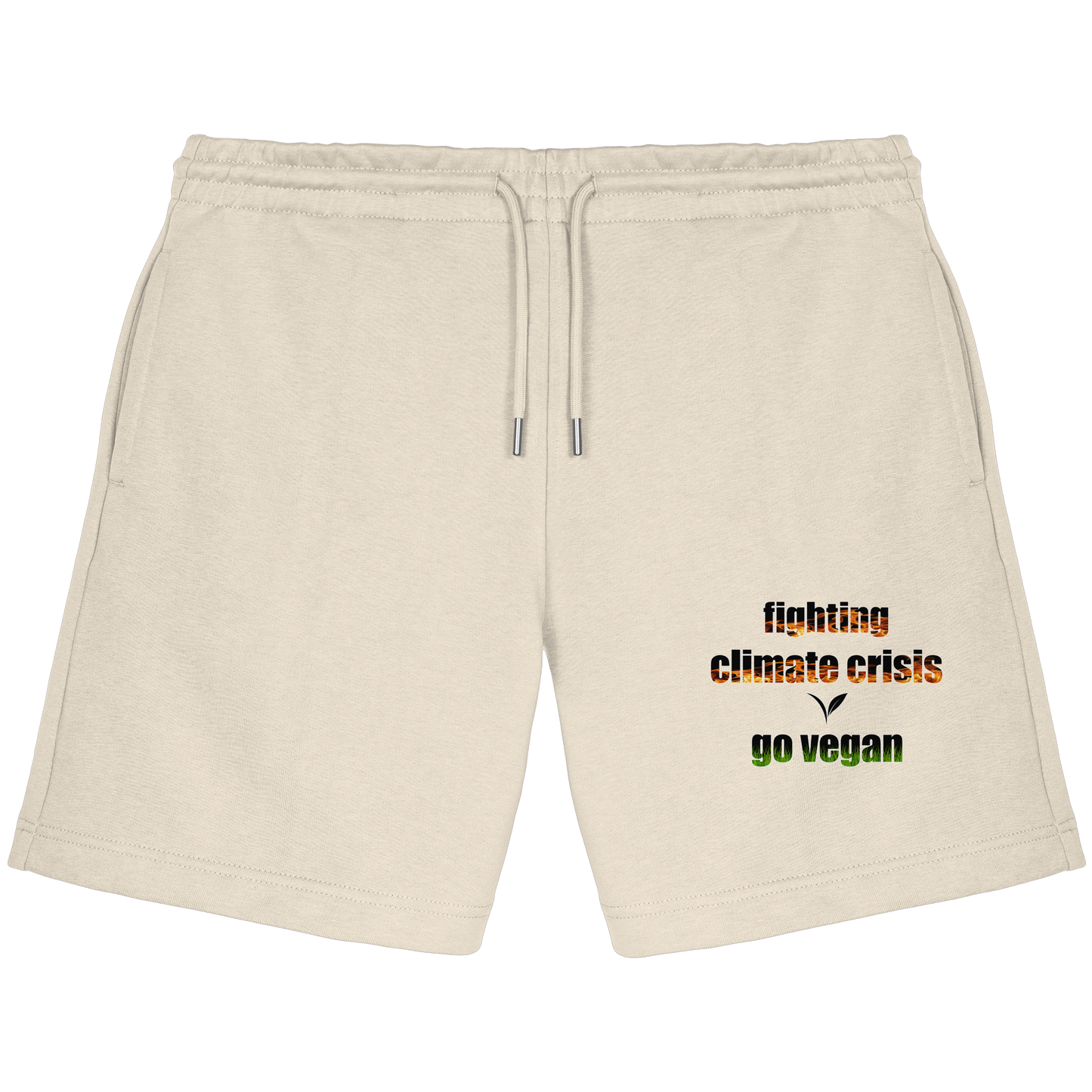 vegwear "fighting climate crisis" - unisex Bio Jogger Shorts, vegan