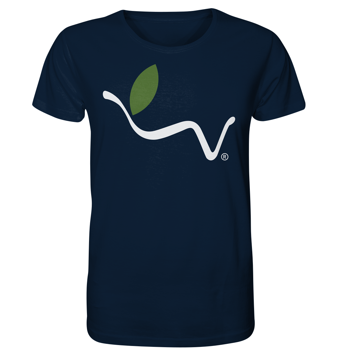Motiv "vegwear Logo weiß" - unisex Bio T-Shirt