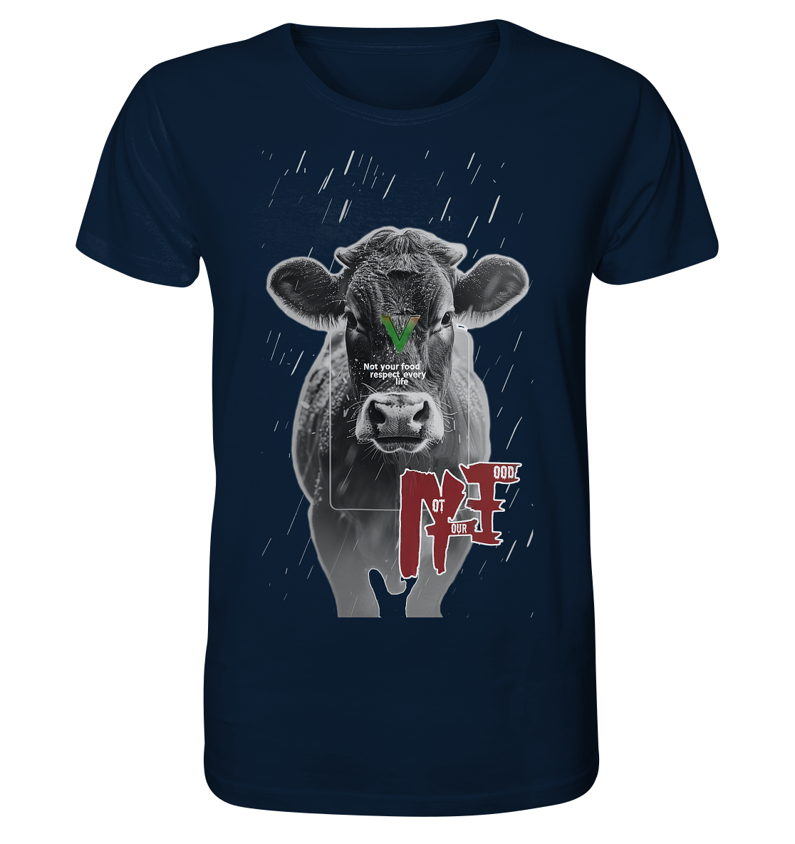 Motif "not your food" - unisex organic T-shirt