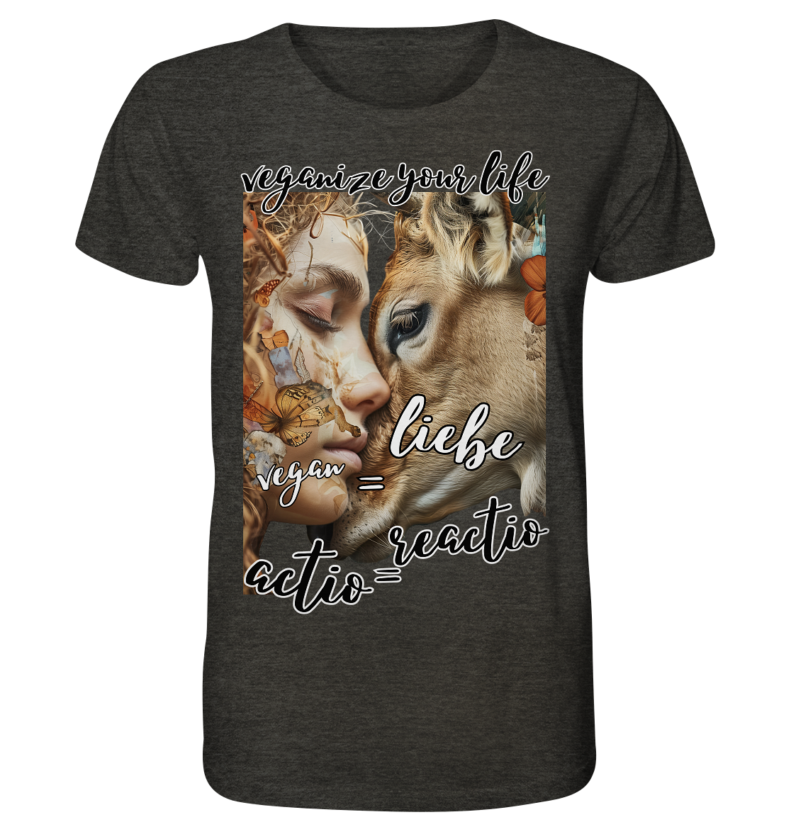 Motif "actio = reactio" - unisex organic T-shirt