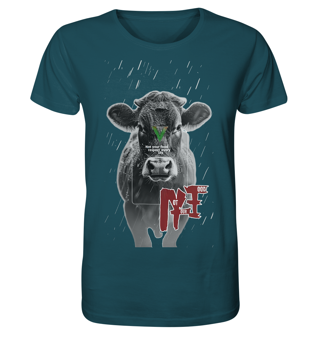 Motif "not your food" - unisex organic T-shirt