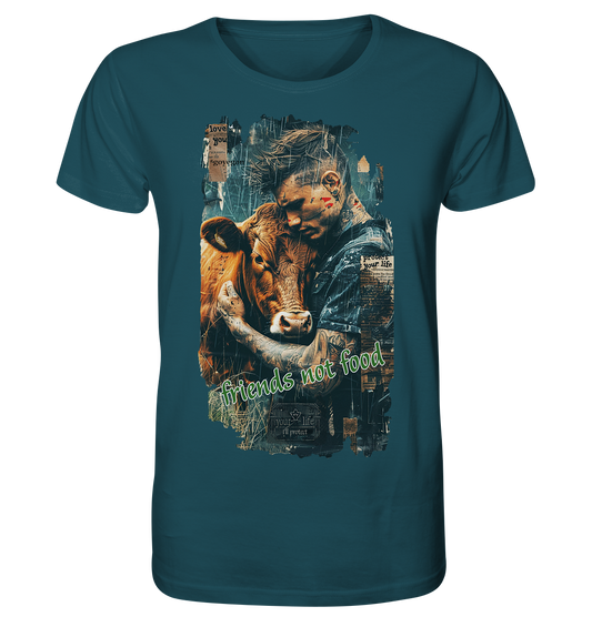 Motiv "friends not food" - unisex Bio T-Shirt