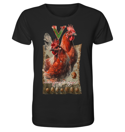 Motif "not your eggs" - unisex organic T-shirt