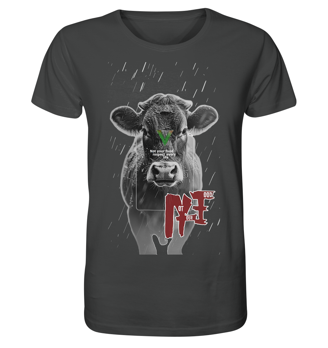 Motif "not your food" - unisex organic T-shirt