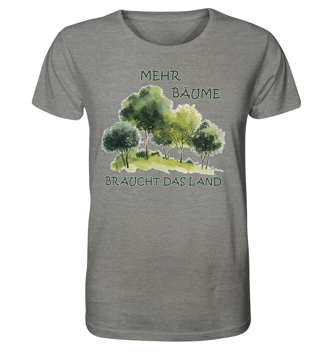 Motiv "mehr Bäume" - unisex Bio T-Shirt