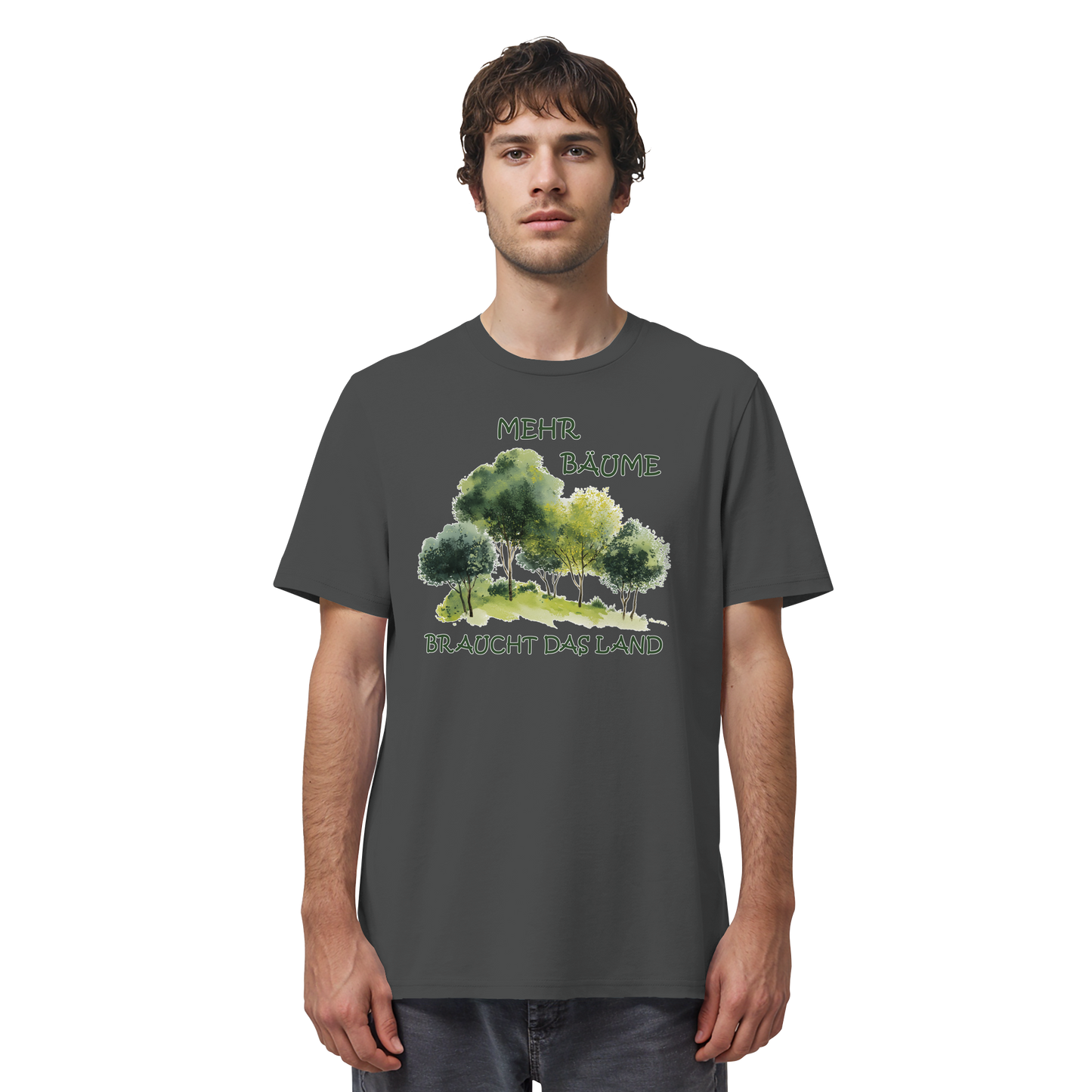 Motiv "mehr Bäume" - unisex Bio T-Shirt