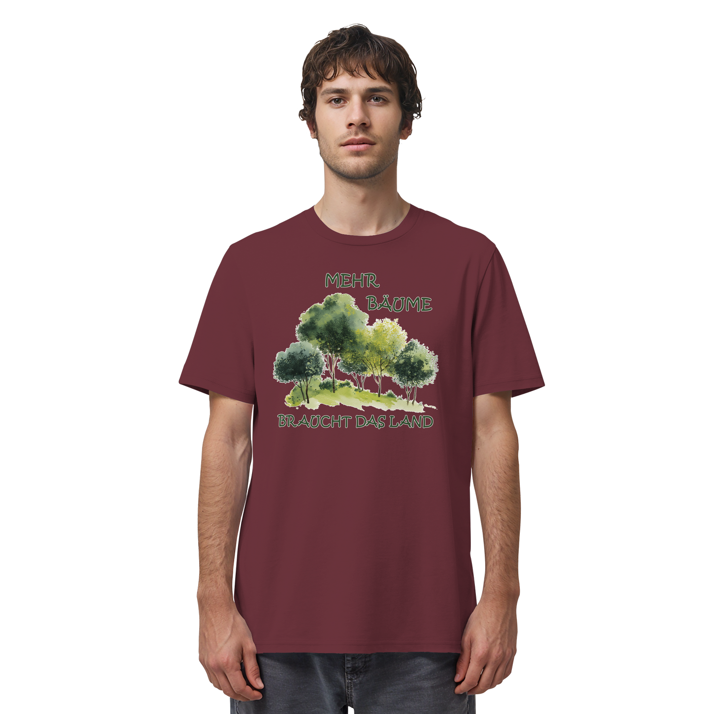 Motiv "mehr Bäume" - unisex Bio T-Shirt