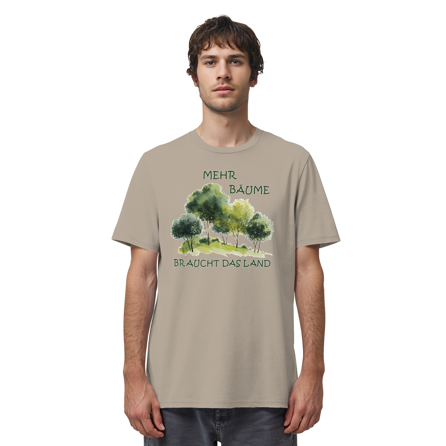 Motiv "mehr Bäume" - unisex Bio T-Shirt