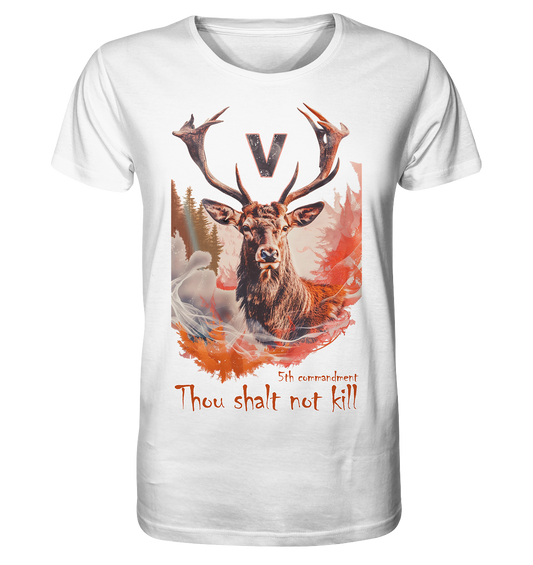 Motiv "thou shalt not kill" - unisex Bio T-Shirt