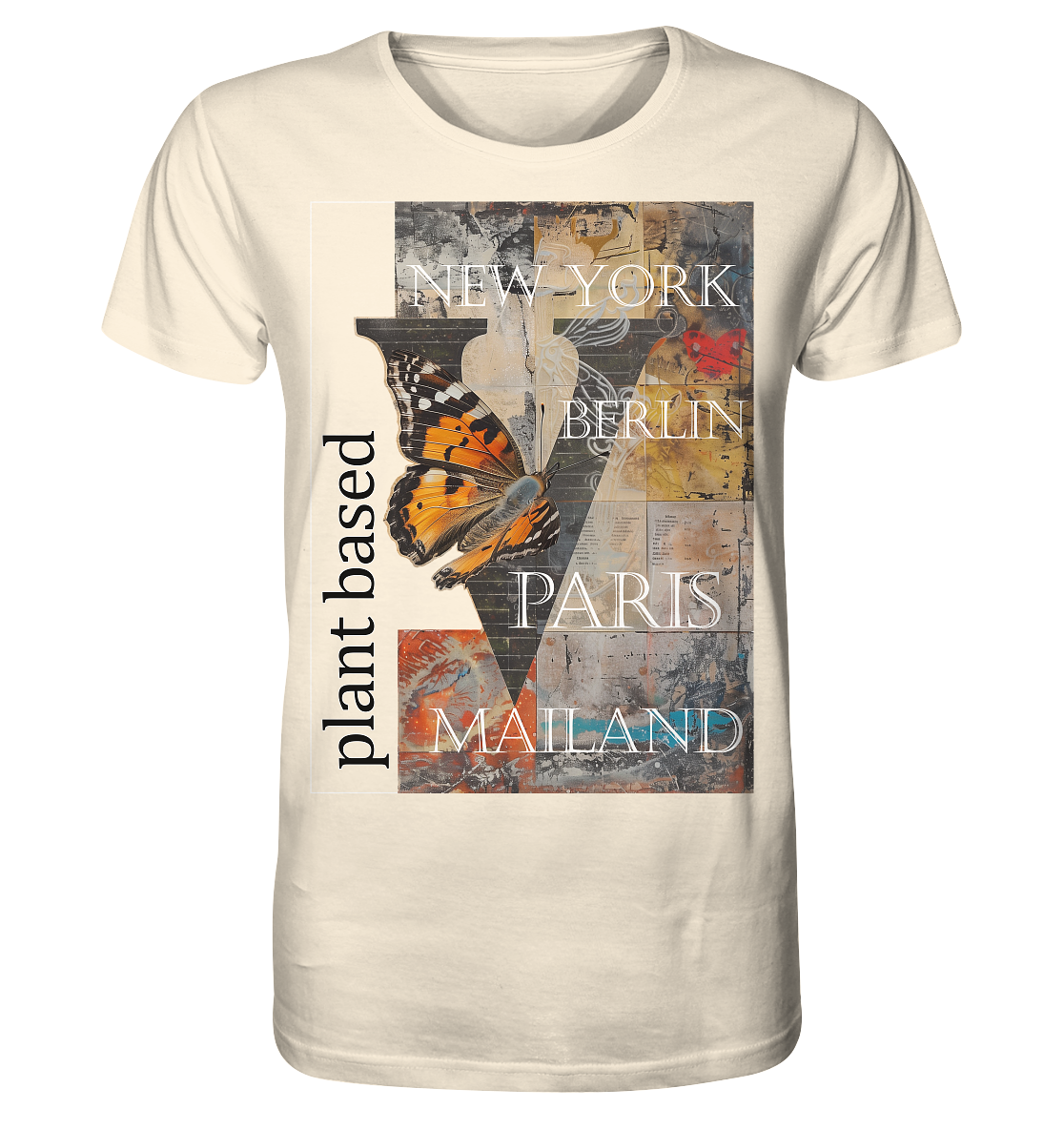 Motiv "plant based cities" - unisex Bio T-Shirt