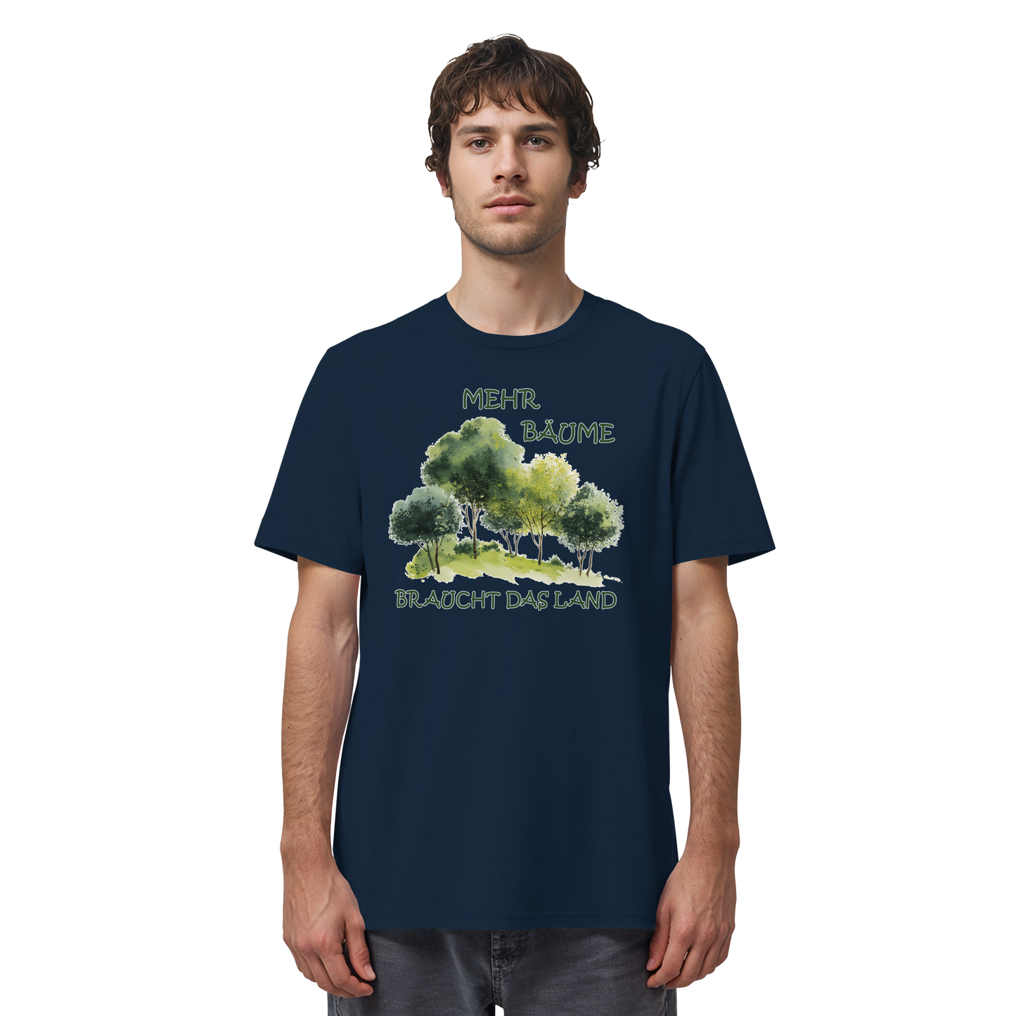 Motiv "mehr Bäume" - unisex Bio T-Shirt