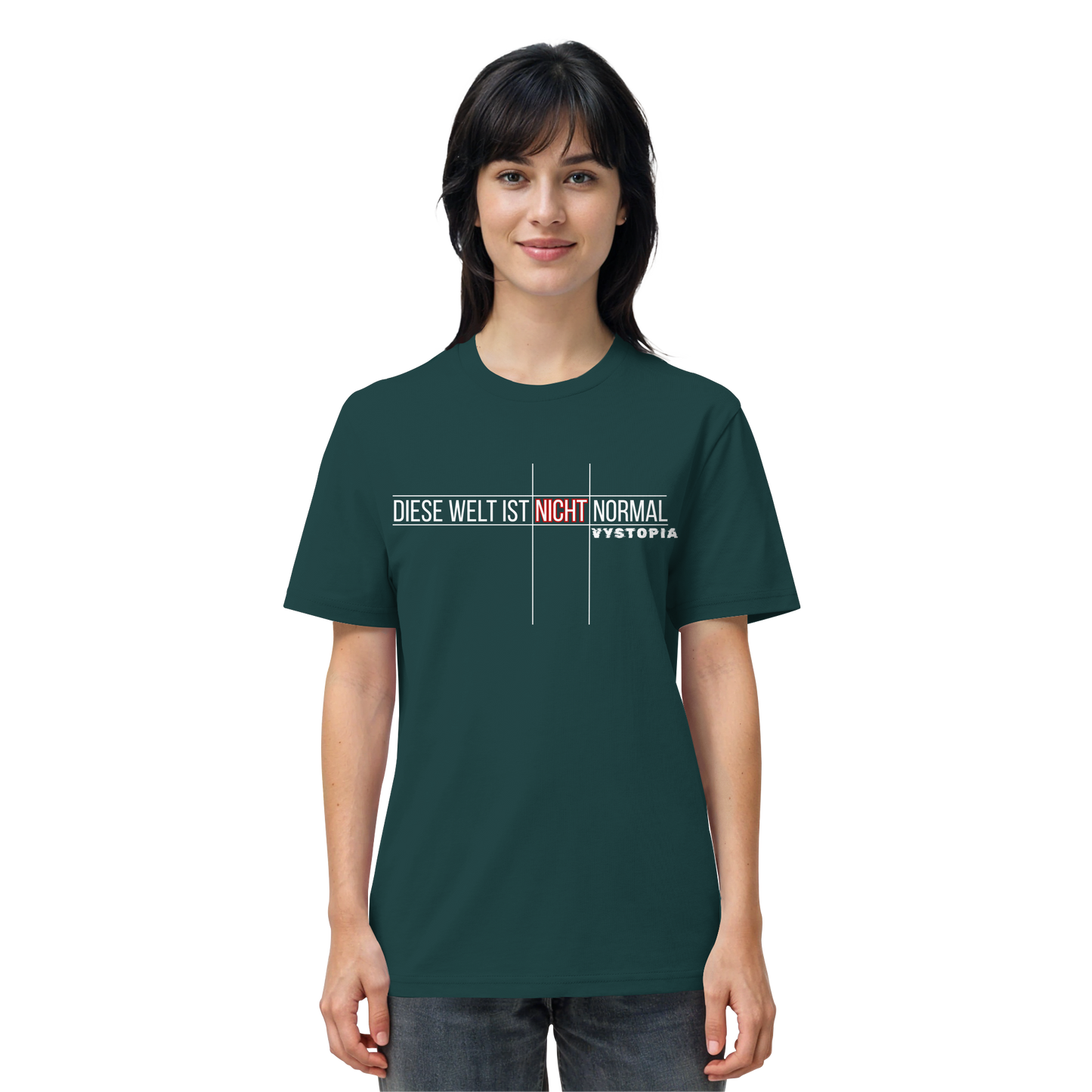 vegwear "Diese Welt ist nicht normal" - unisex Bio T-Shirt