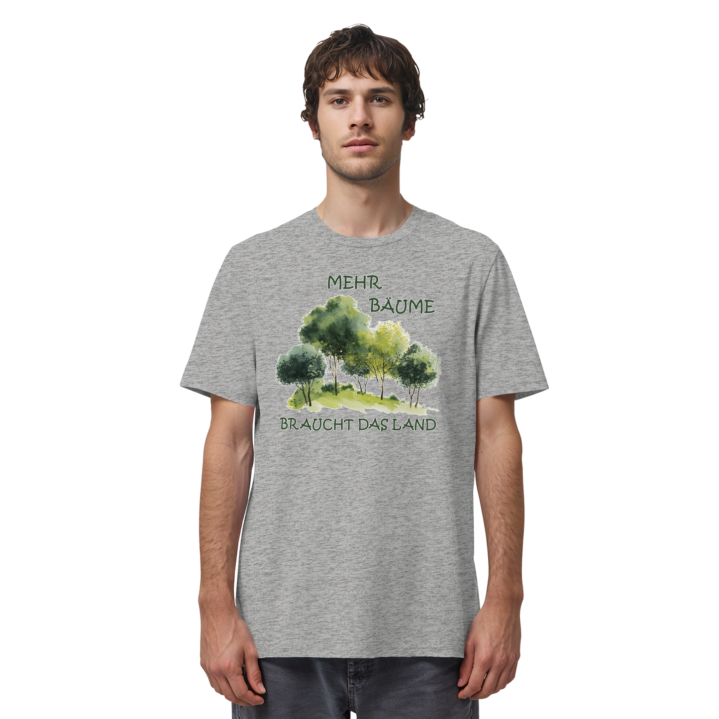 Motiv "mehr Bäume" - unisex Bio T-Shirt
