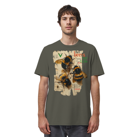 vegwear "no bees, no life" - unisex Bio T-Shirt, vegan fair