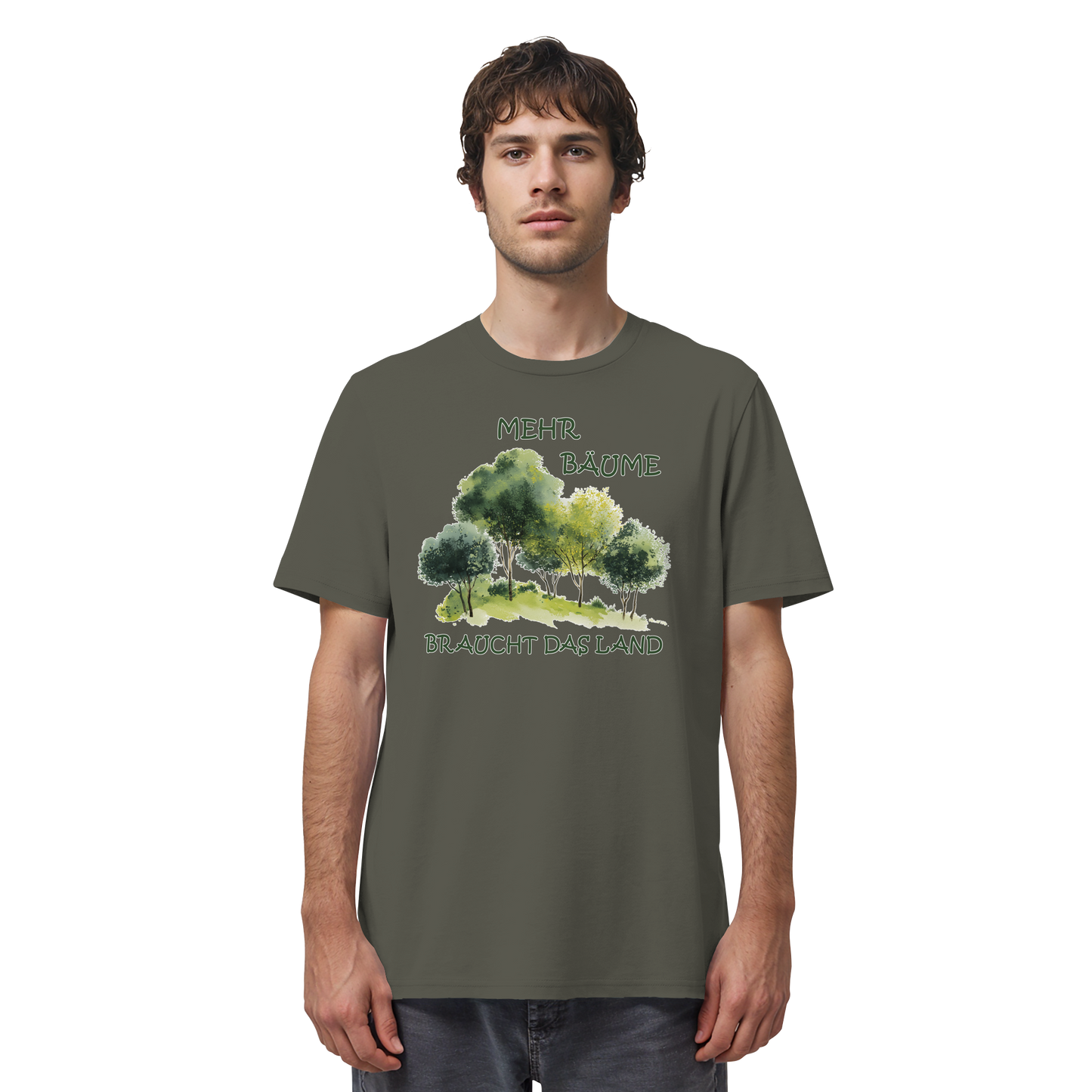 Motiv "mehr Bäume" - unisex Bio T-Shirt