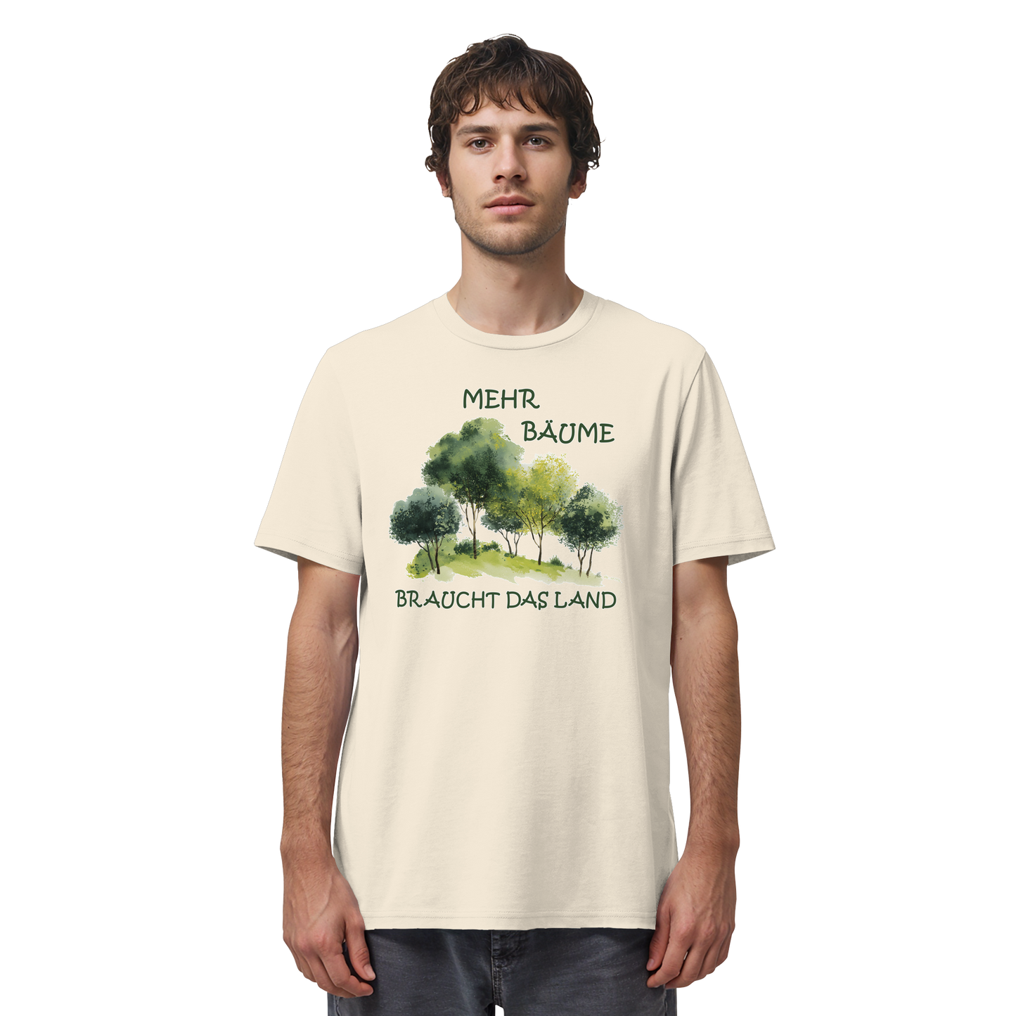 Motiv "mehr Bäume" - unisex Bio T-Shirt