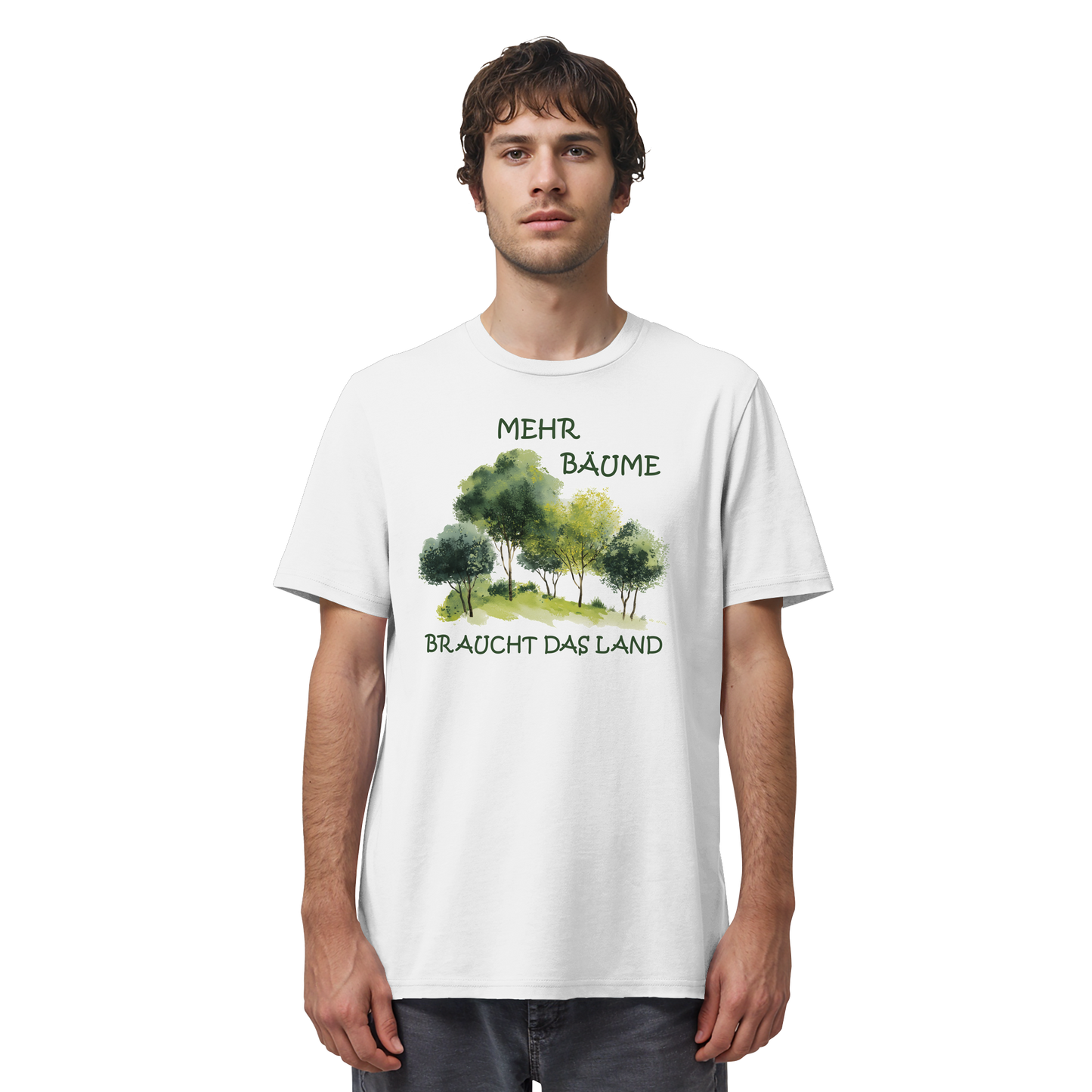 Motiv "mehr Bäume" - unisex Bio T-Shirt
