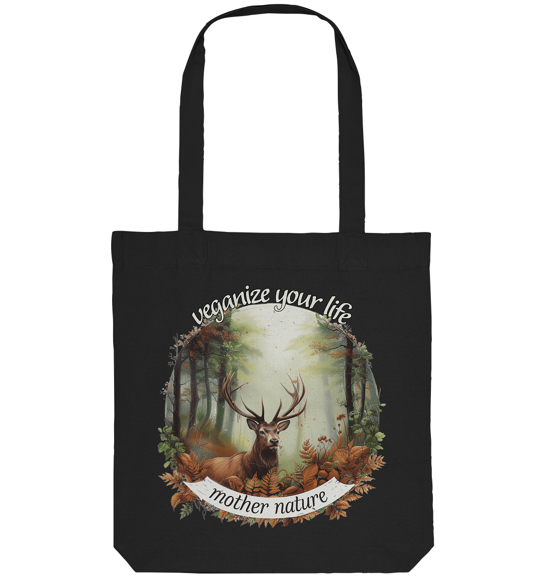 motif "mother nature" - organic shopping bag