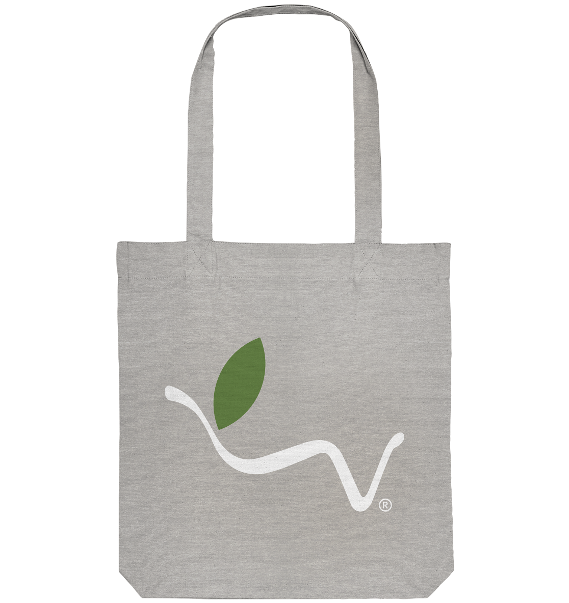 Motif "vegwear Logo white" - Organic shopping bag