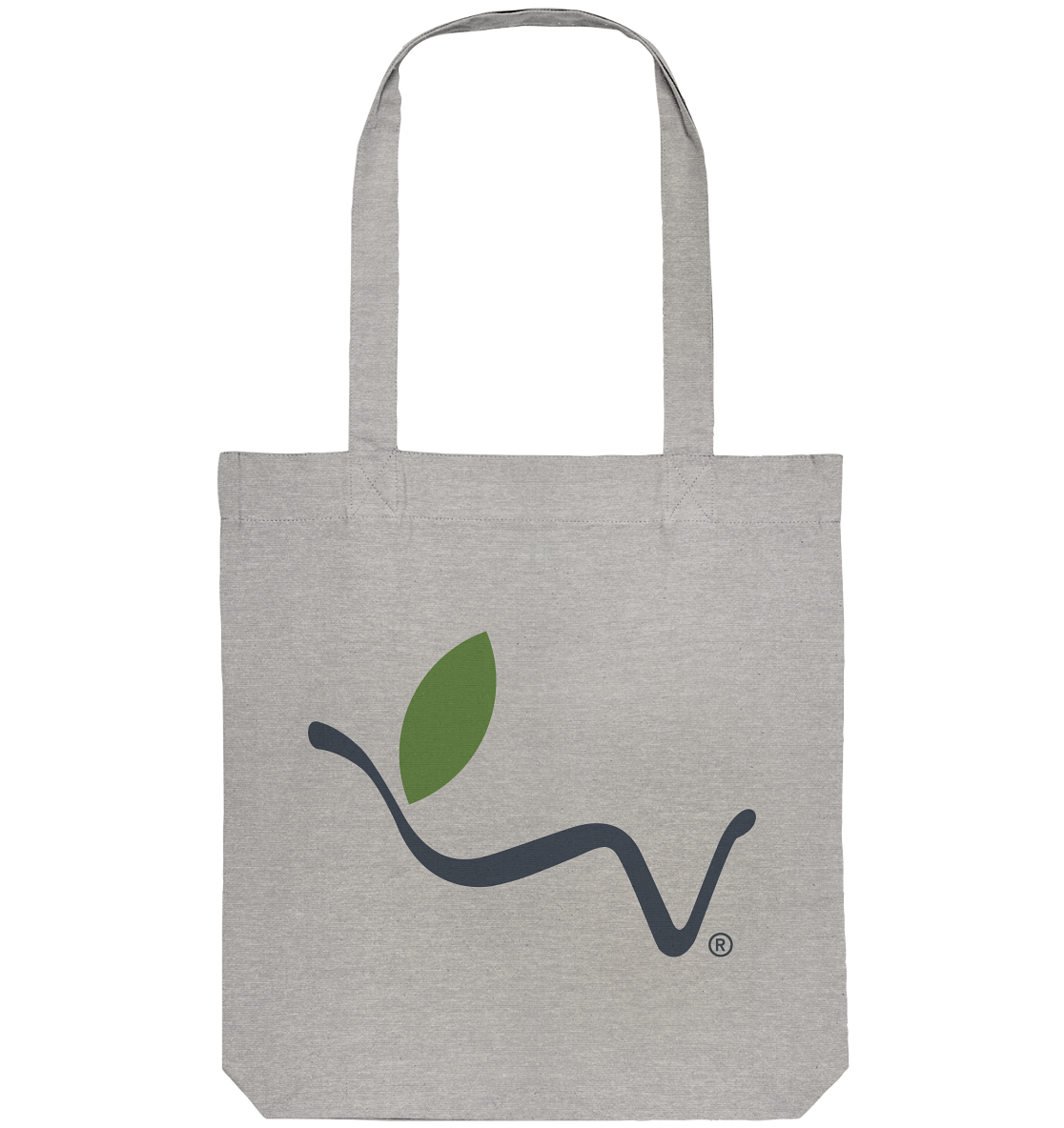 Motif "vegwear Logo grey" - Organic shopping bag