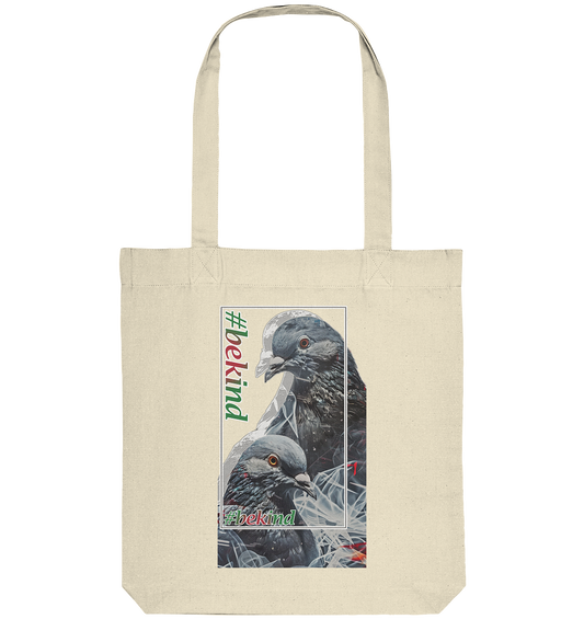 Motiv "be kind" - Bio Einkaufstasche