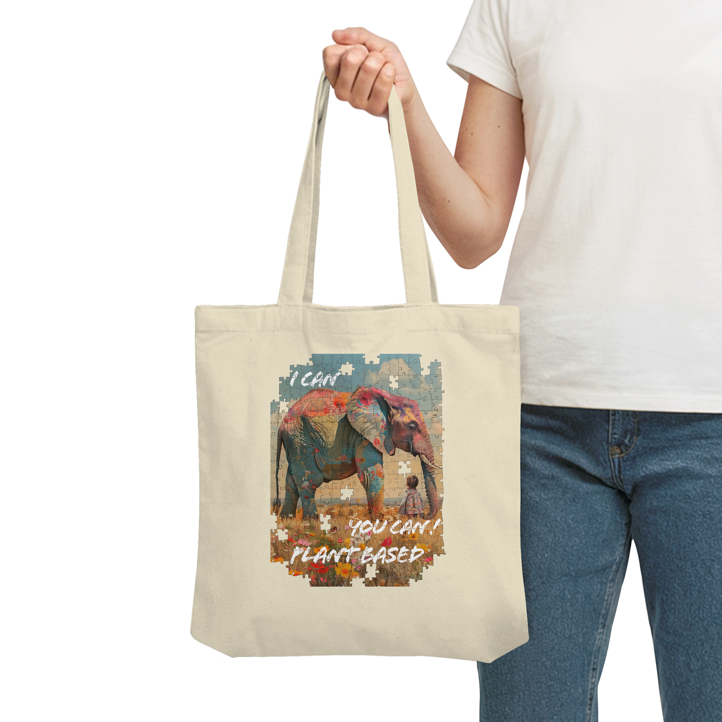 vegwear "I can you can"- Einkaufstasche, bio, vegan