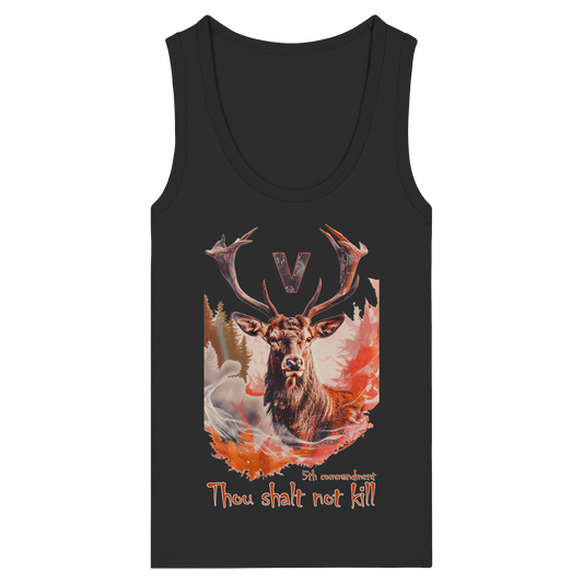 Damen veganes Tanktop: 'Thou Shalt Not Kill' | vegwear