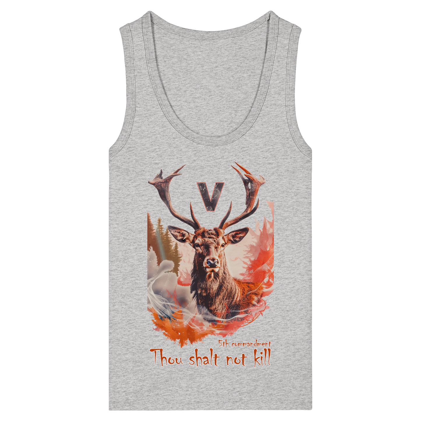 vegwear "thou shalt not kill" - eng geschnittenes Damen Bio Tank Top