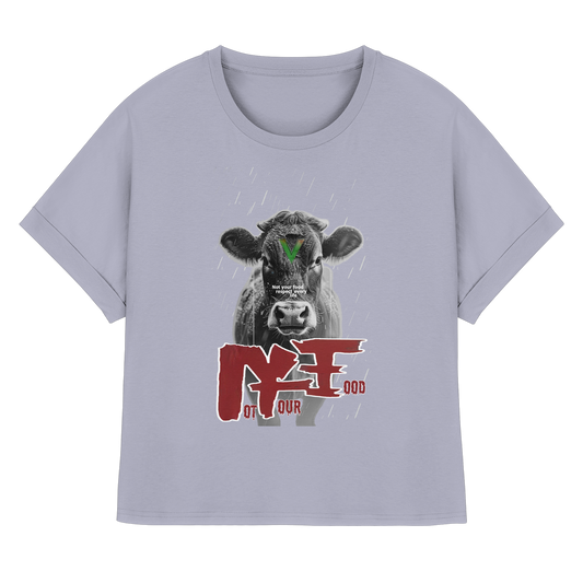 Oversized Damen Bio T-Shirt: "not your food" T-Shirt | vegwear