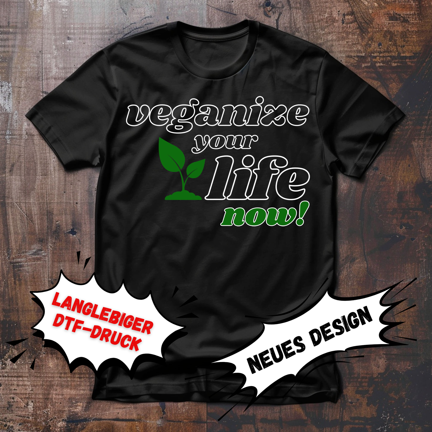 Motiv "veganize your life"