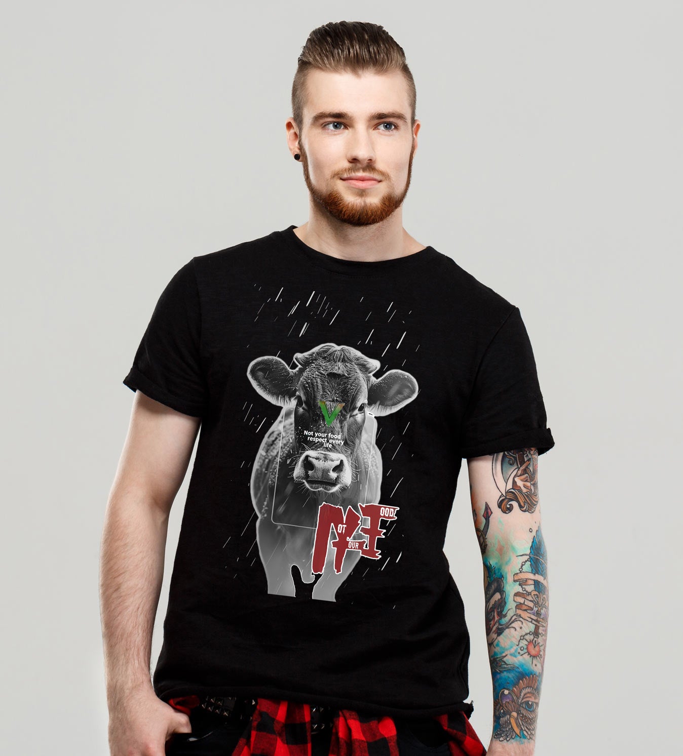 Motif "not your food" - unisex organic T-shirt