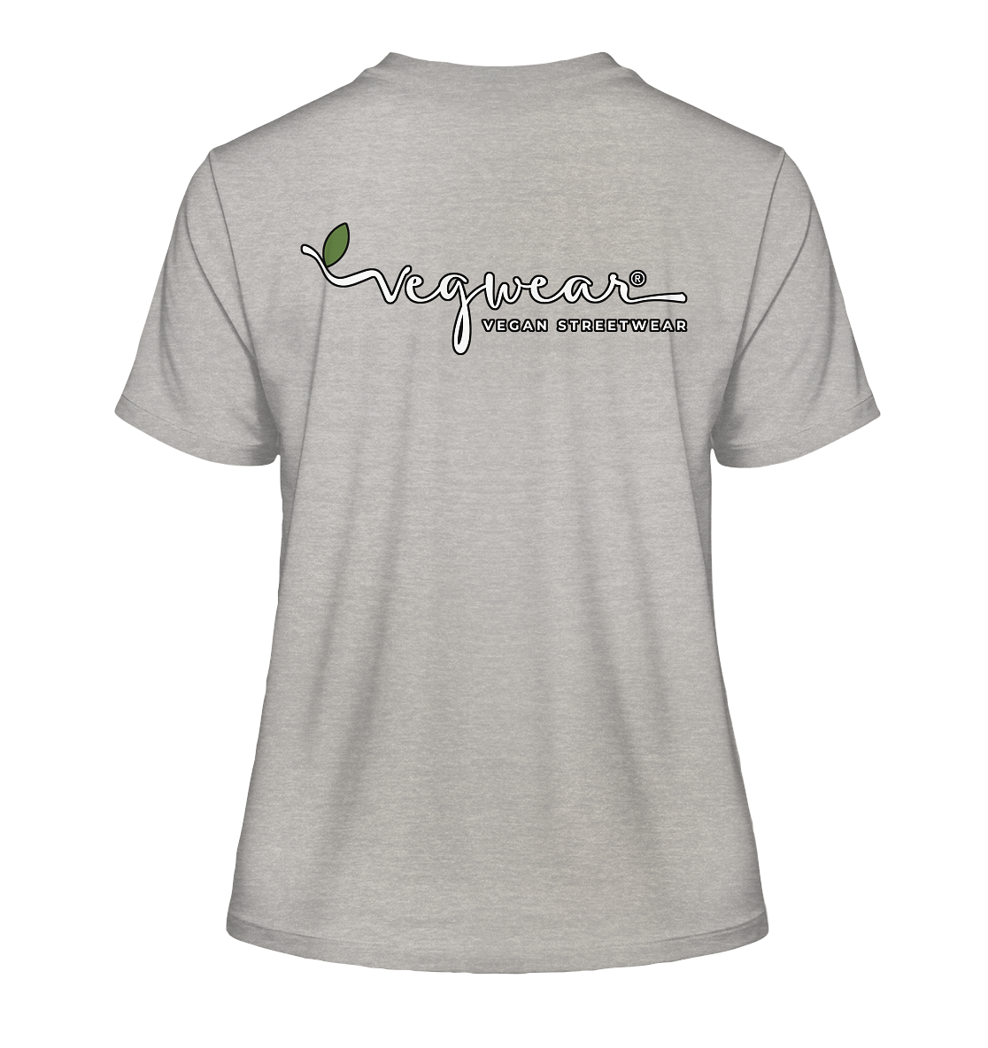 Motif "actio = reactio" - tight-fitting women's organic T-shirt