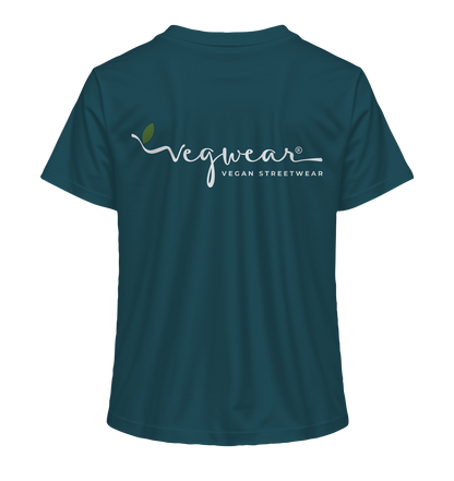 Motiv "vegwear Logo weiß" - Damen Bio T-Shirt