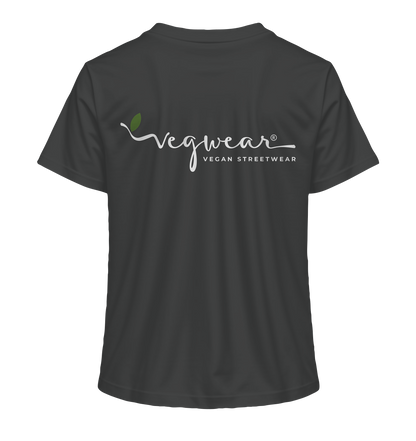 Motiv "vegwear Logo weiß" - Damen Bio T-Shirt