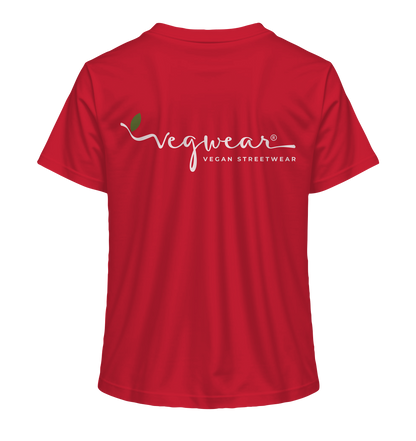 Motiv "vegwear Logo weiß" - Damen Bio T-Shirt