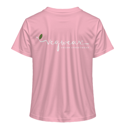 Motiv "vegwear Logo weiß" - Damen Bio T-Shirt