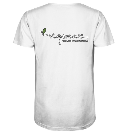Motif "actio = reactio" - Men's Organic T-Shirt V-Neck