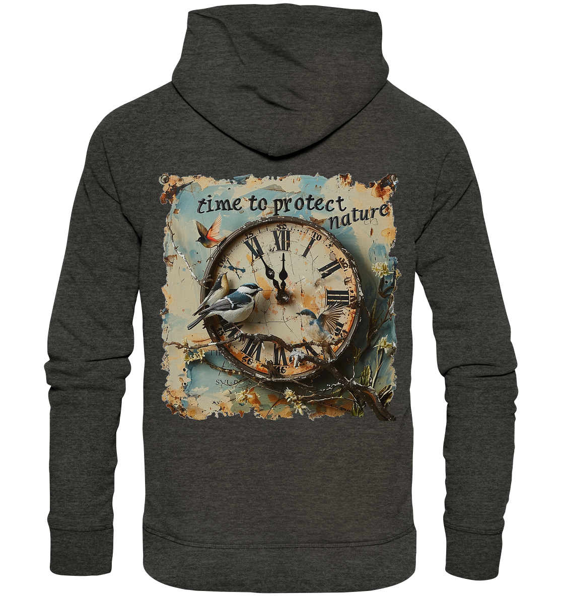 Uhr - time to protect - hoodie