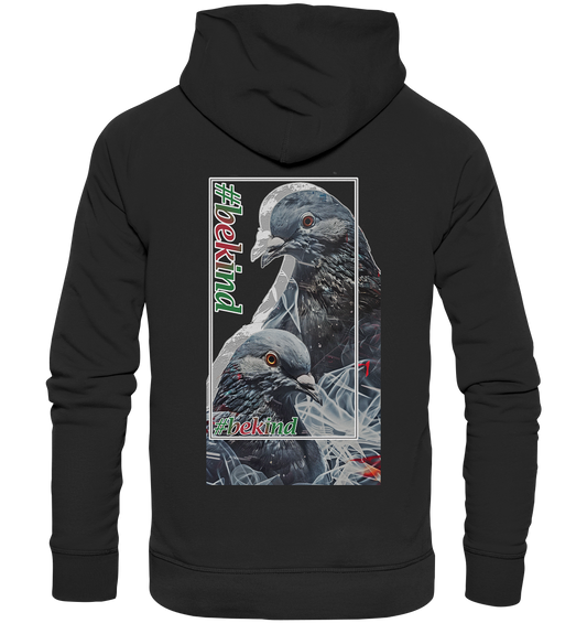 Motiv "be kind" - unisex Bio Hoodie / Kapuzenpulli