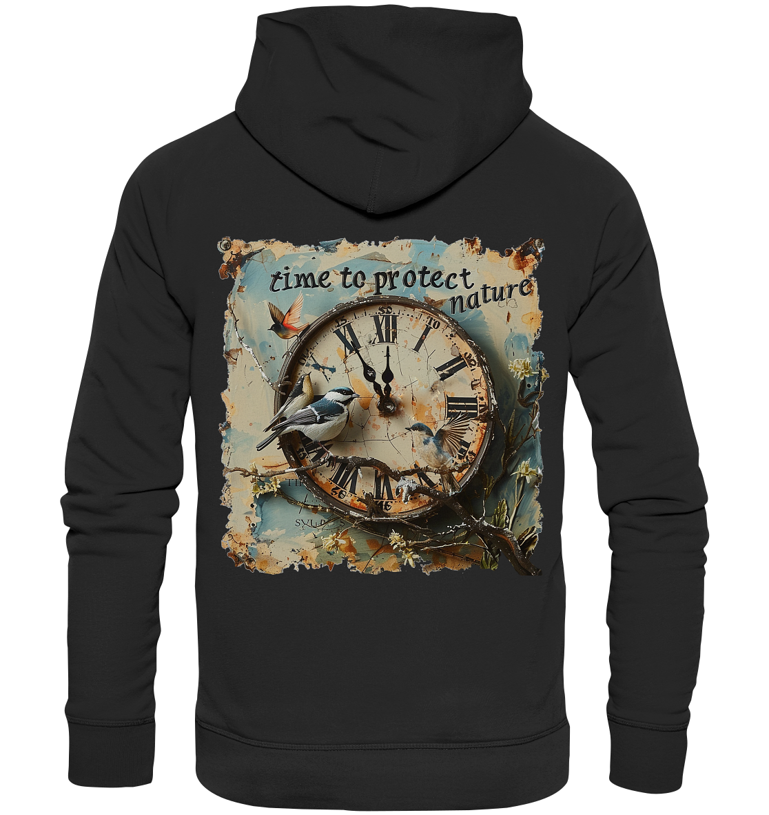 Uhr - time to protect - hoodie