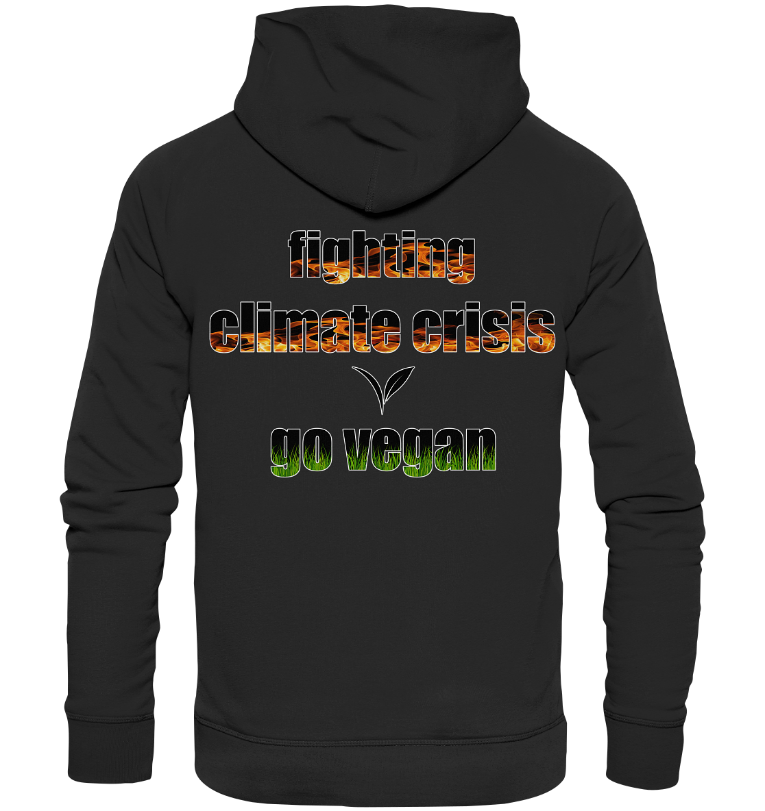 Motiv "fighting climate cirsis" - Bio Hoodie / Kapuzenpulli