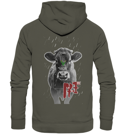 Motiv "not your food" - unisex Bio Hoodie / Kapuzenpulli