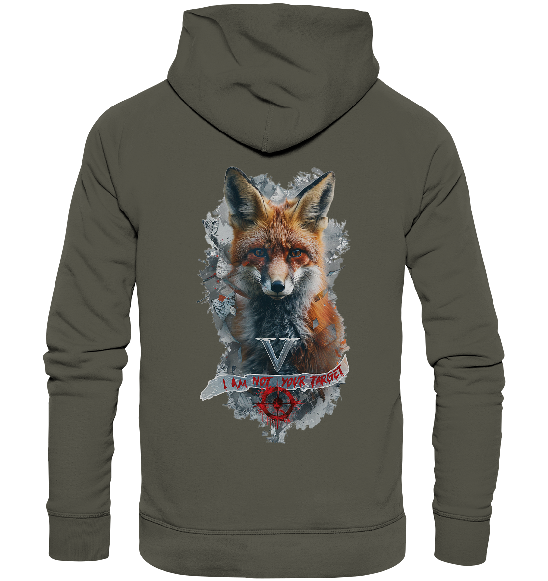 Motiv "not your target" - unisex Bio Hoodie