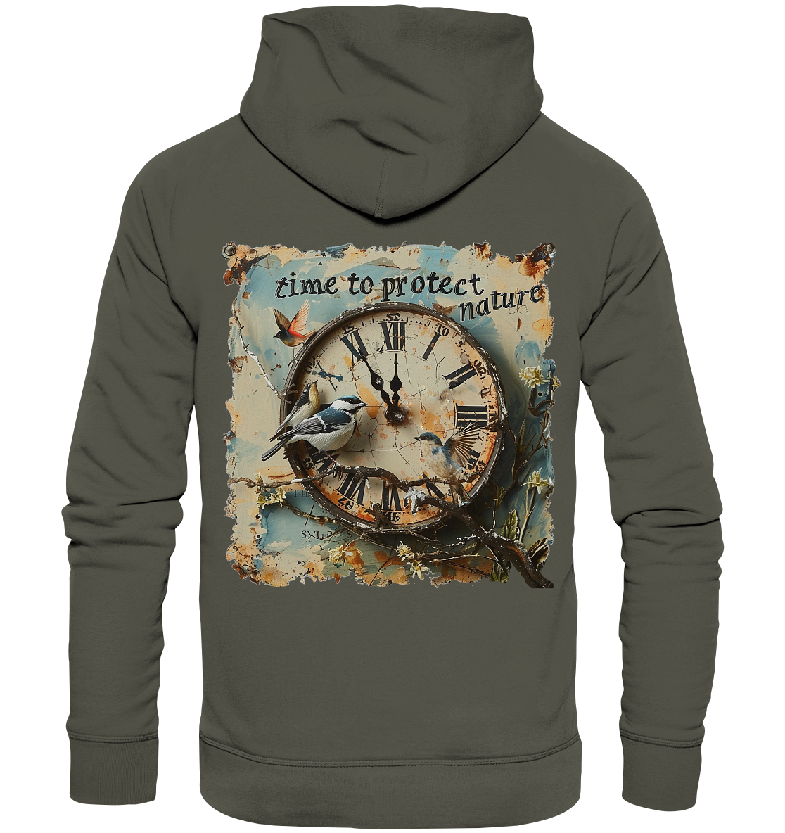 Uhr - time to protect - hoodie